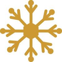 icono de vector de copo de nieve