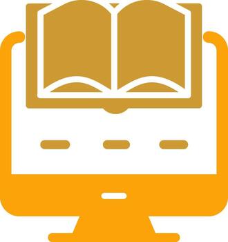 Digital Learning Vector Icon