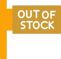 Out of Stock Vector Icon