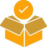 Package Receiving Vector Icon