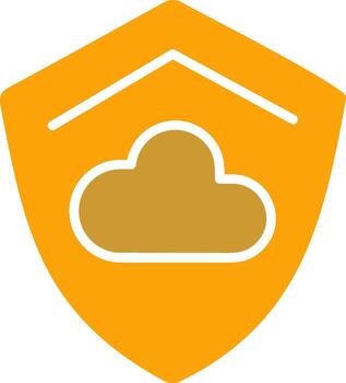 icono de vector de escudo