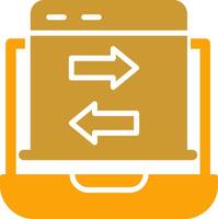 Data Transfer Vector Icon