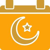 Islamic Calendar Vector Icon