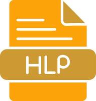 icono de vector de hlp