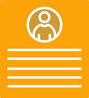 Client Profile Vector Icon