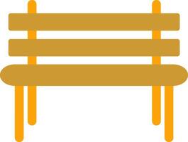 Garden Bench Vector Icon