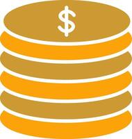 Stack of Coins Vector Icon