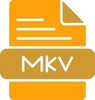 icono de vector mkv