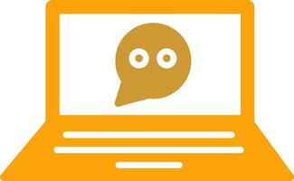 Online Conversation Vector Icon