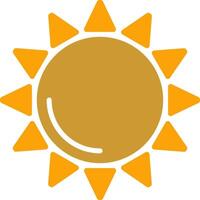 icono de vector de sol