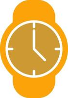 reloj, vector, icono vector