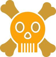 icono de vector de signo de muerte