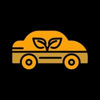 Ecology Car Vector Icon