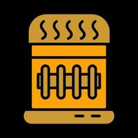 Gas Heater Vector Icon