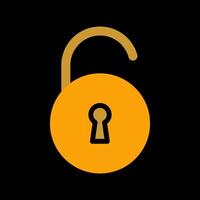 Open Lock I Vector Icon