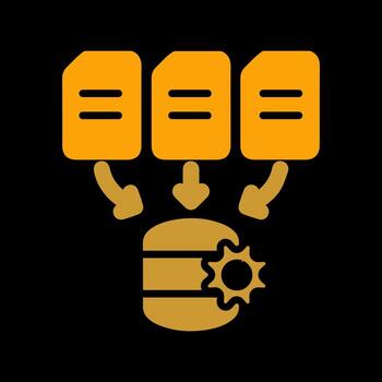 Data Processing Vector Icon