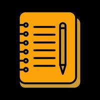 Notebook And Pen Vector Icon