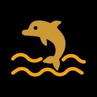 Dolphin Vector Icon