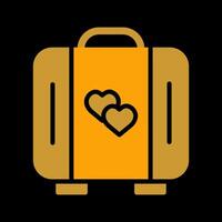 Lover Suitcase Vector Icon