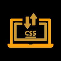 CSS Laptop Vector Icon