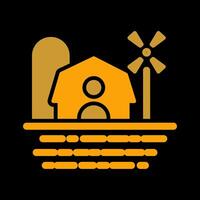 Farm House Vector Icon