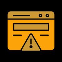 Web Error Vector Icon