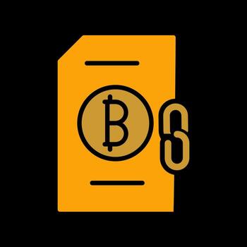 icono de vector de enlace