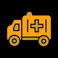 icono de vector de ambulancia