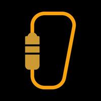 Carabiner Vector Icon