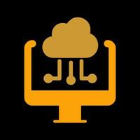 Cloud Computing Vector Icon