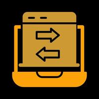 Data Transfer Vector Icon