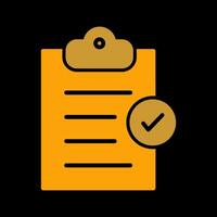 Booking Checklist Vector Icon