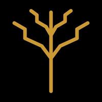 Tree with no leaves Vector Icon