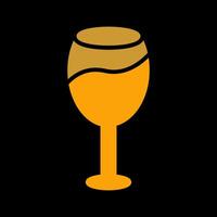 icono de vector de copa de vino