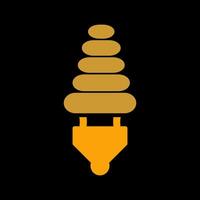 Energy Saver Bulb Vector Icon