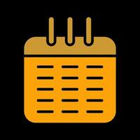 icono de vector de calendario