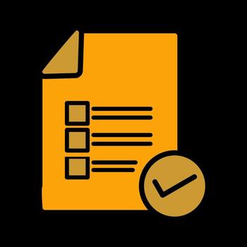 Valid Document Vector Icon