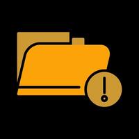 Vulnerable Folder Vector Icon