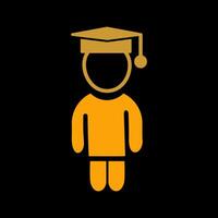 Student Standing Vector Icon