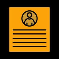 Client Profile Vector Icon