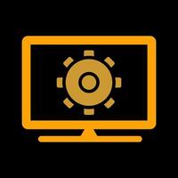 Computer Settings Vector Icon