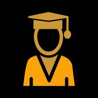 Student Holding Degree Vector Icon