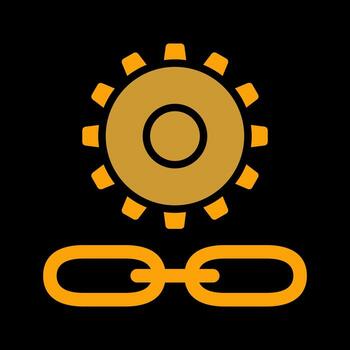 enlace mejoramiento vector icono