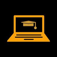 Online Degree Vector Icon