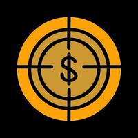 Economic Target Vector Icon