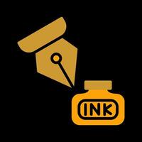 Ink and Pen Vector Icon