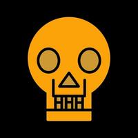 Skull X ray Vector Icon