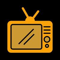 icono de vector de televisor