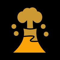 Volcano Vector Icon