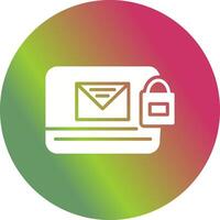 Locked Mail Vector Icon